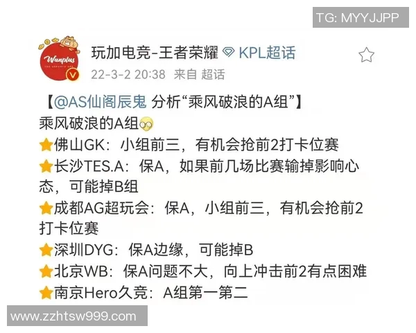 电竞实时数据解析TES战术体系在王者荣耀中的节奏掌控与应用